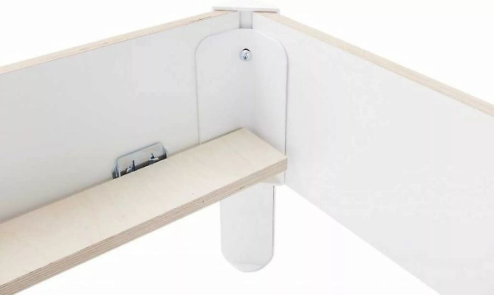 NAIT Einzelbett Weiß Ohne Kopfteil 90 x 200cm günstig online kaufen