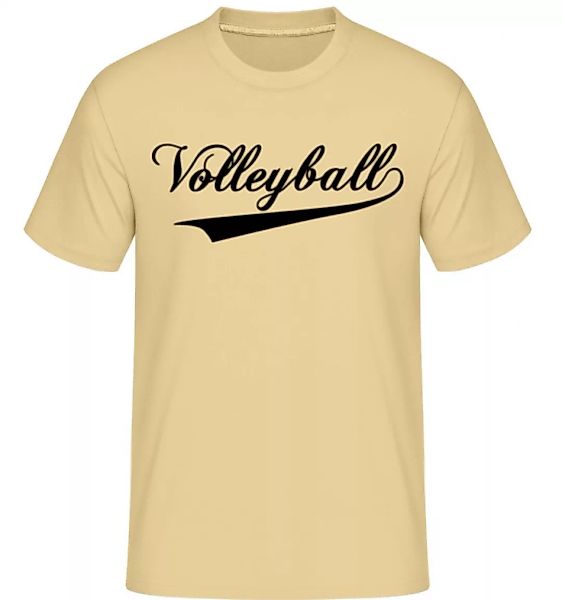 Volleyball Schriftzug · Shirtinator Männer T-Shirt günstig online kaufen