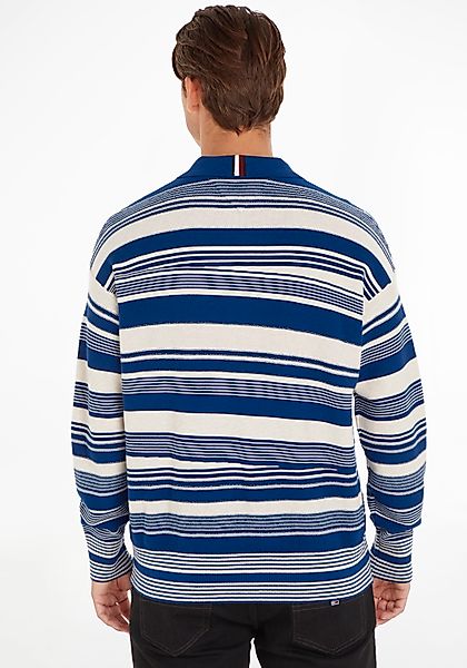 Tommy Hilfiger Polokragenpullover "CRAFTED STRIPE LS POLO" günstig online kaufen