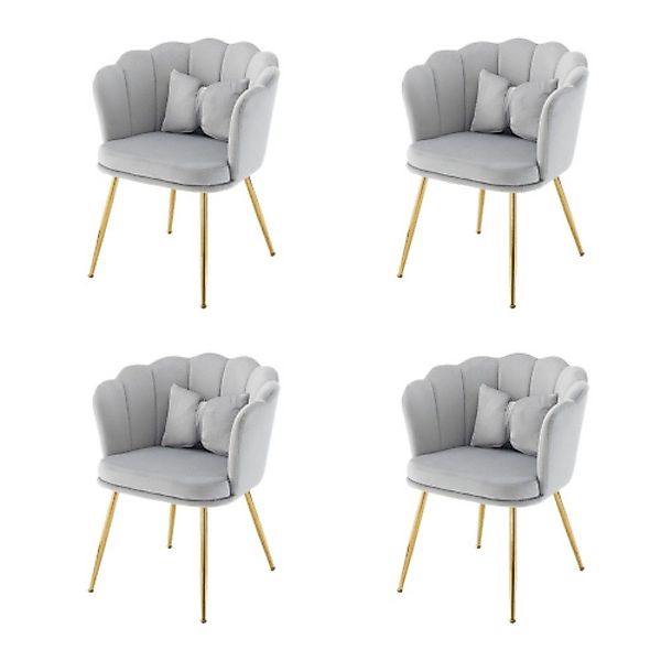 OKWISH 4-Fußstuhl Polsterstuhl Küchenstuhl Lounge Stuhl, günstig online kaufen