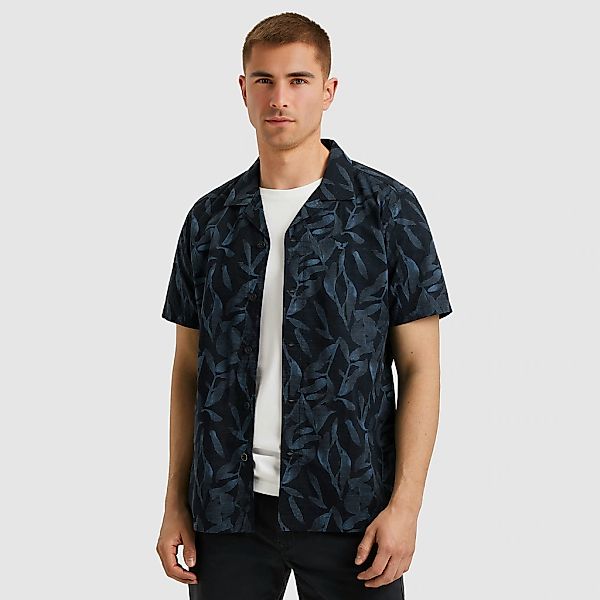 PME LEGEND Kurzarmhemd "Short Sleeve Shirt Print On Ctn Slub", mit floralem günstig online kaufen
