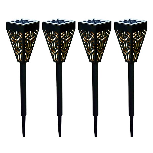 HTI-Living LED Solarleuchte Solarfackel 4er Set günstig online kaufen