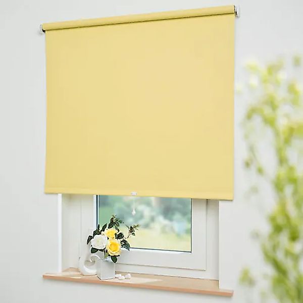 Springrollo Uni, Liedeco, verdunkelnd, freihängend, verschraubt, günstig online kaufen