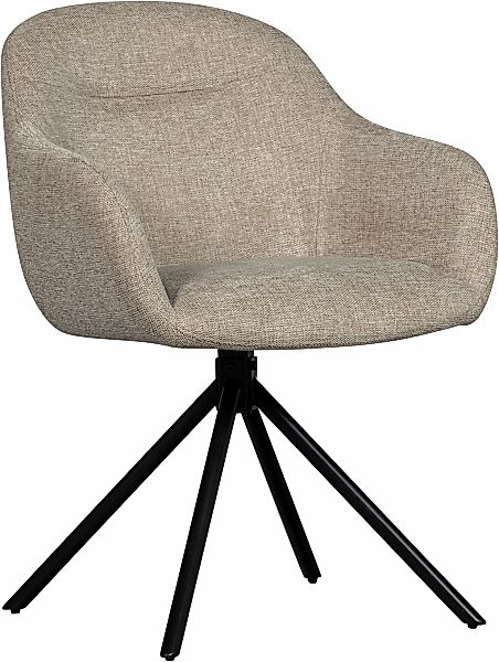 WOOOD Esszimmerstuhl "Grant" (Set) 2 Stk. Polsterstuhl mit Drehfunktion, Br günstig online kaufen