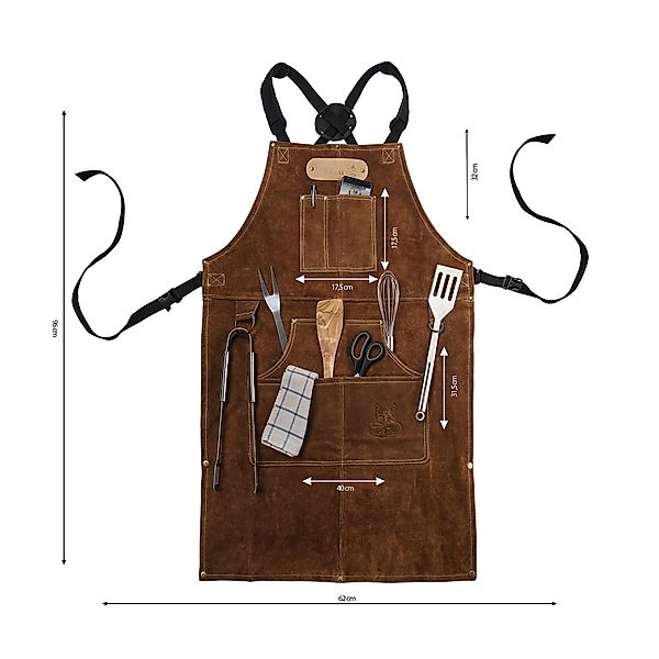 BLACK FOREST FOX Grillschürze ROUGH Büffel günstig online kaufen