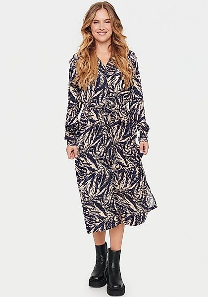 Saint Tropez Hemdblusenkleid BlancaSZ LS Dress Sommerkleid günstig online kaufen