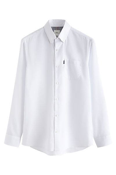 Next Businesshemd Bügelleichtes Slim Fit Button-down-Oxfordhemd günstig online kaufen