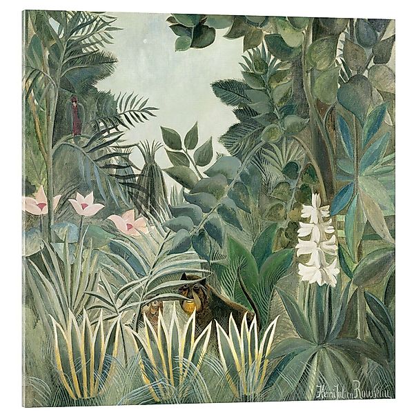 Posterlounge Wandbild Äquatorialer Dschungel, Henri Rousseau, günstig online kaufen