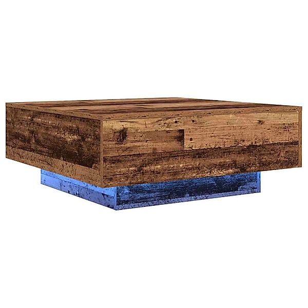 vidaXL Couchtisch Altes Holz Blau 80 x 80 x 31 cm Holzwerkstoff 863000 günstig online kaufen
