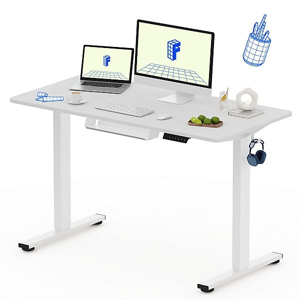 FLEXISPOT Schreibtisch Basic-Series Elektrisch höhenverstellbarer Schreibti günstig online kaufen