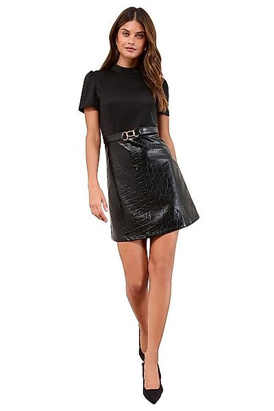 LIPSY Lederkleid Lipsy 2-in-1-Hybridkleid mit Kroko-Optik, Regular (1-tlg) günstig online kaufen