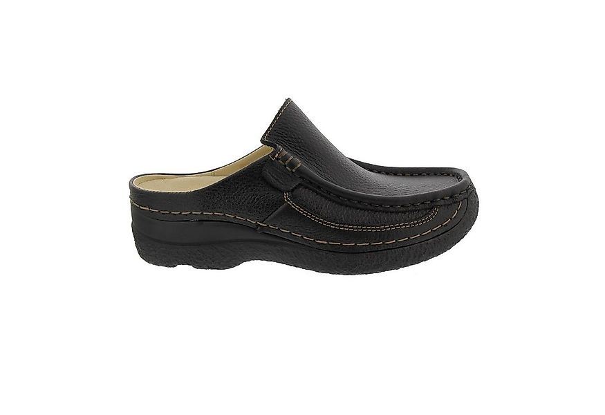 WOLKY Wolky Roll Slide, Printed leather, black, Clog 0620270-000 Clog günstig online kaufen