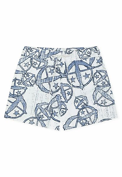 Schiesser Shorts "Schiesser 150 Years" seitliche Taschen, weites Bein, Baum günstig online kaufen