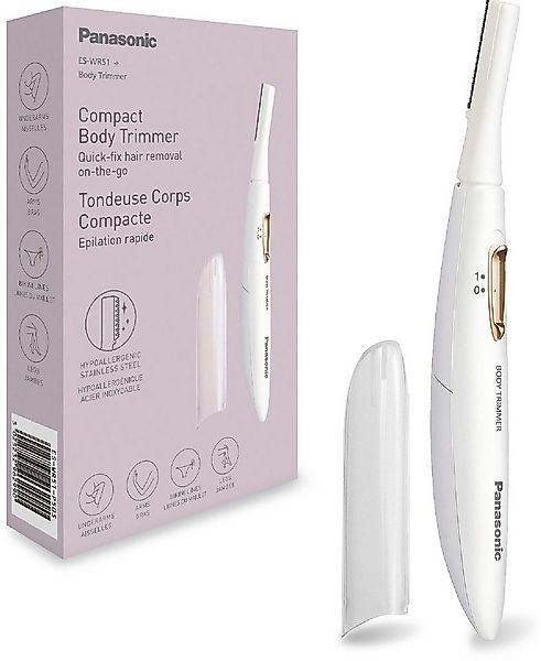 Panasonic Körper- und Bikinitrimmer ES-WR51-P503, Kompakt, extra dünne Klin günstig online kaufen
