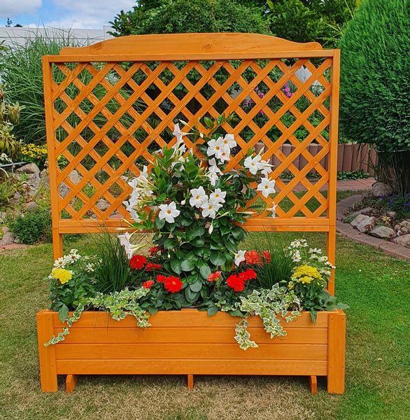 promadino Spalier "Romantica" mit Pflanzkasten, BxTxH: 120x38x140 cm günstig online kaufen