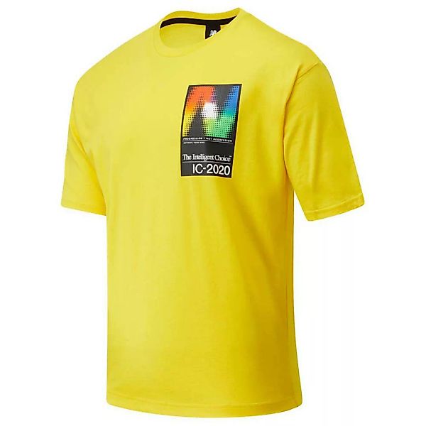 New Balance Optiks Kurzarm T-shirt S Atomcyel günstig online kaufen