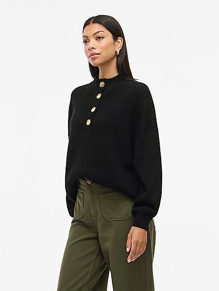 Vila Stehkragenpullover VICHING CREW NECK L/S KNIT TOP - NOOS günstig online kaufen