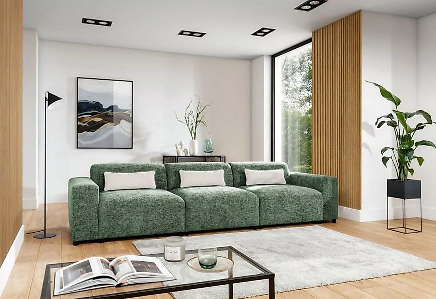 Fun Möbel Big-Sofa Designersofa Sofa ROMY 4-Sitzer in Stoff Enjoy Me, inkl. günstig online kaufen