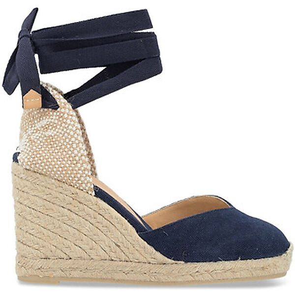 Castaner  Damenschuhe Castañer Espadrilles Chiara aus blauem Stoff günstig online kaufen