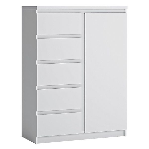 Lomadox Highboard FORTALEZA-129, in weiß, 1 günstig online kaufen
