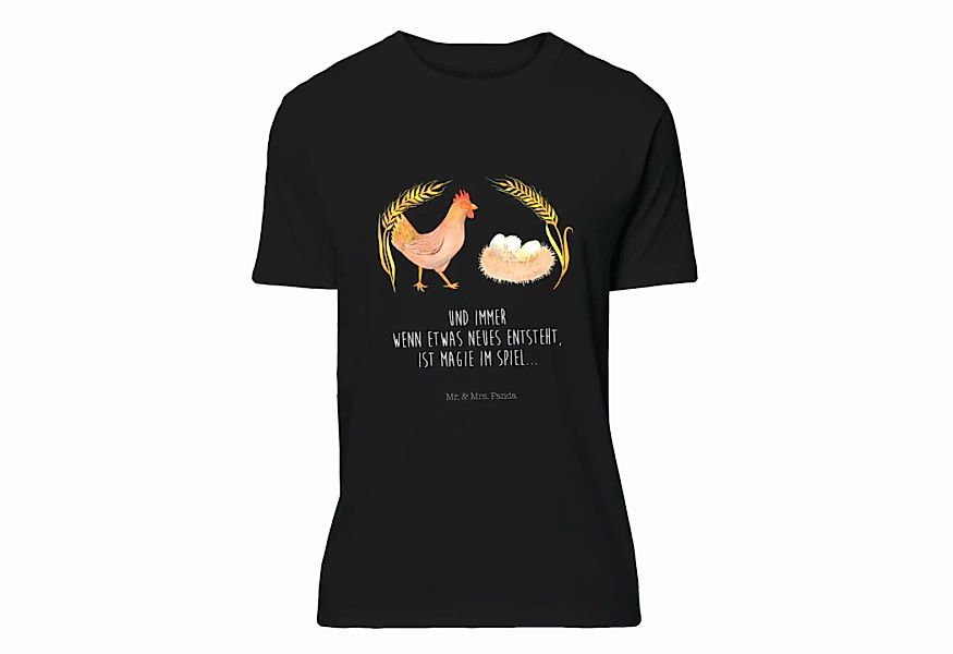Mr. & Mrs. Panda T-Shirt Huhn stolz - Schwarz - Geschenk, Tshirt, Hoftiere, günstig online kaufen