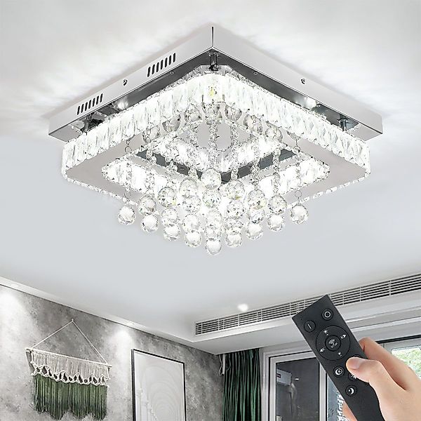 oyajia Deckenleuchte Moderne 24W Kristall LED günstig online kaufen