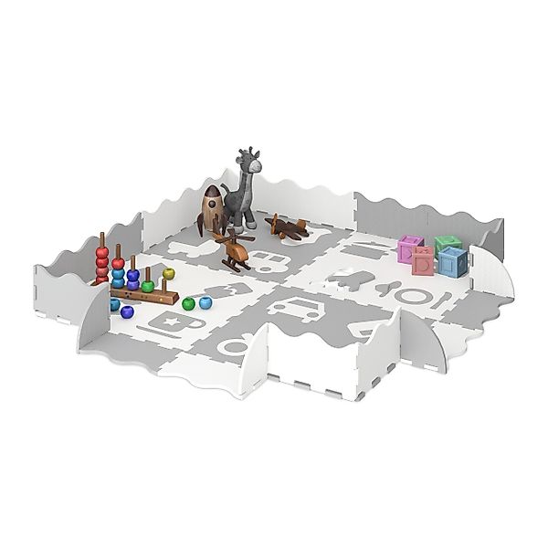 relaxdays Spielmatte Puzzlematte Symbole günstig online kaufen