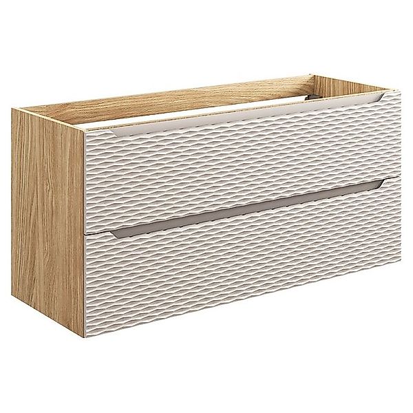 Lomadox Waschbeckenschrank OLUO-56-BEIGE Waschtischunterschrank, 120cm, Eic günstig online kaufen