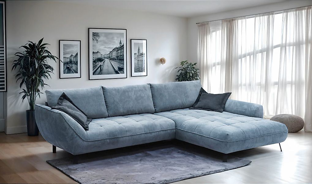 exxpo - sofa fashion Ecksofa "Biarritz modern und elegantes Mega Sofa mit t günstig online kaufen