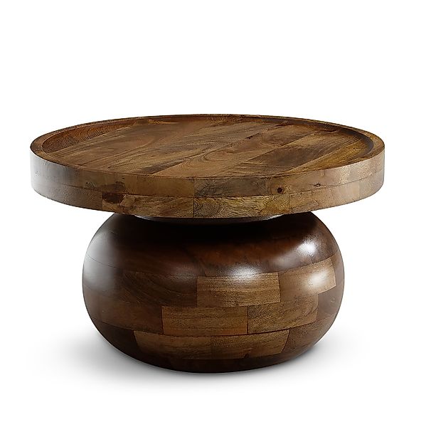 FINEBUY Couchtisch Couchtisch Mango Sofatisch Massivholz günstig online kaufen
