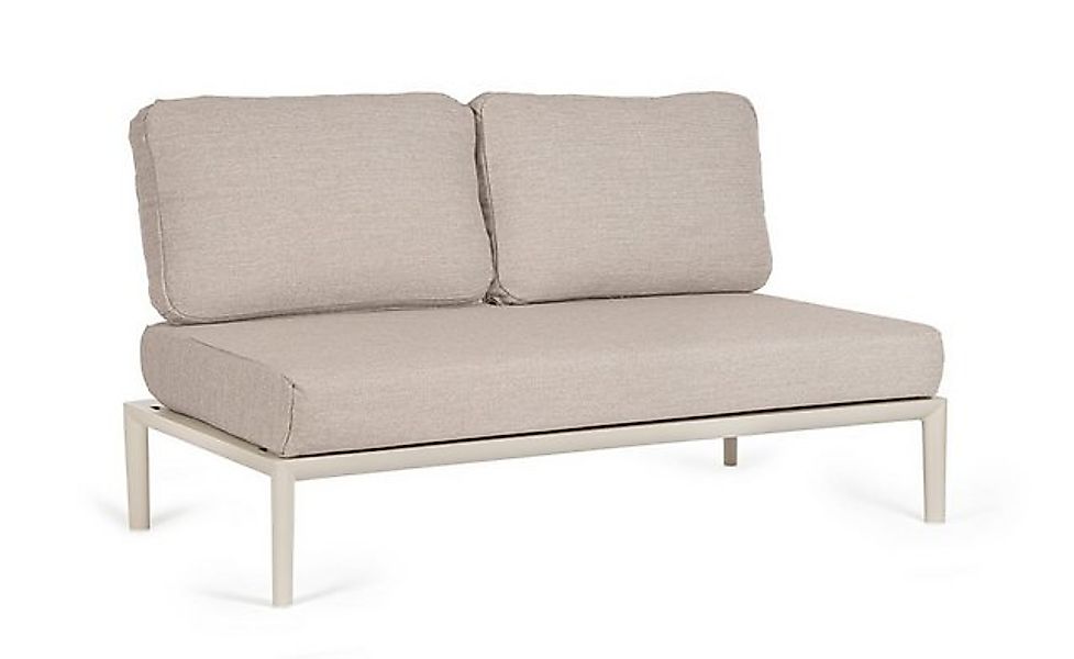 Bizzotto Gartensofa Gerald aus Aluminium Einzel-Element, Pelikan günstig online kaufen