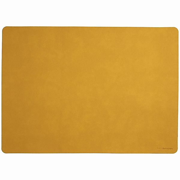 Tischset Soft – elegantes Platzset aus PU-Leder 46 x 33 cm amber günstig online kaufen
