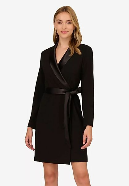 Adrianna Papell Abendkleid Knit Crepe Tuxedo A-Line Dress Cocktail, Hochzei günstig online kaufen