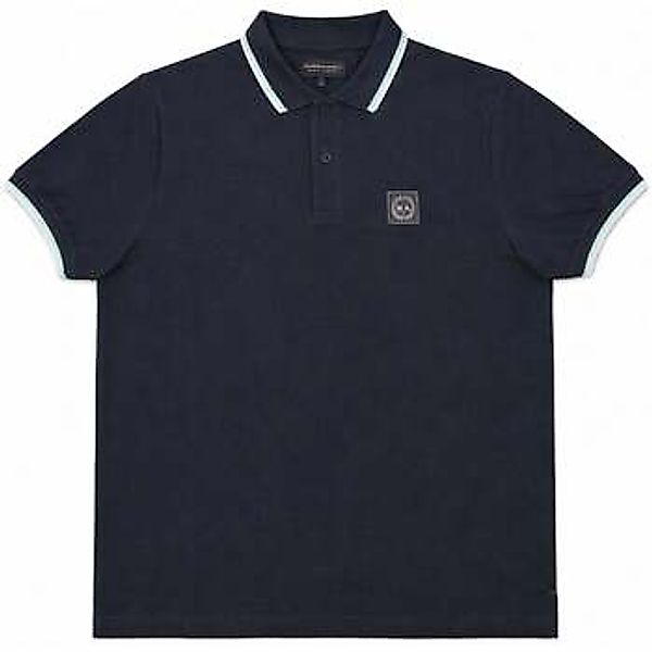 Marshall Artist  Poloshirt Tipped Polo Shirt Navy günstig online kaufen