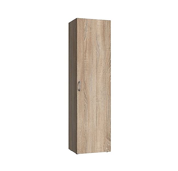 Lomadox Mehrzweckschrank MIAMI-43 Eiche, 6 Einlegeböden, ca. 30/185/40 cm günstig online kaufen