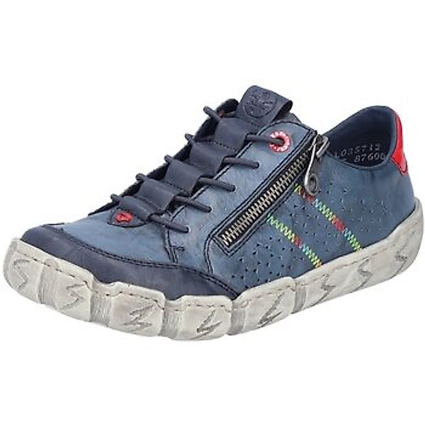 Rieker Sneaker Freizeitschuh, Halbschuh, Schlupfschuh, mit bunter Ziernaht günstig online kaufen