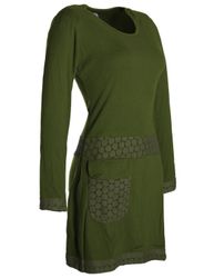 Vishes Tunikakleid Langarm Shirt Kleid Jersey günstig online kaufen