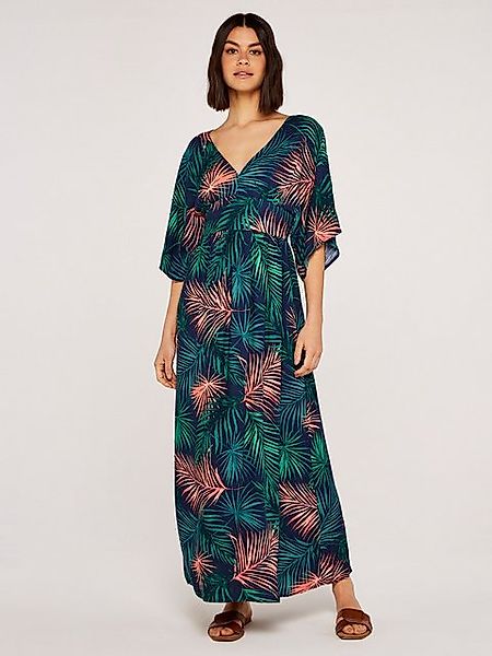 Apricot Maxikleid Tropical Palm V Neck Maxi Dress, (1-tlg) mit attraktivem günstig online kaufen