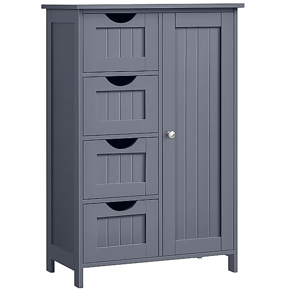 VASAGLE Badmöbel-Set Badezimmerschrank, 4 Schubladen, verstellbare günstig online kaufen