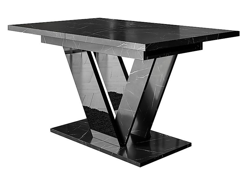 MIRJAN24 Esstisch Dubai (Ausziehbar - 1x Einlegeplatte), 120-160x80x76 cm, günstig online kaufen