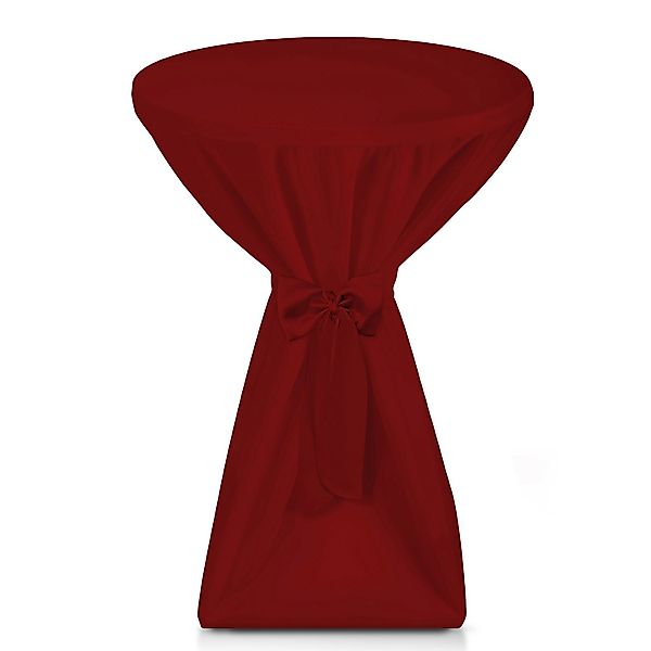 Beautissu Premium Stehtischhusse Ø 70cm Bordeaux günstig online kaufen
