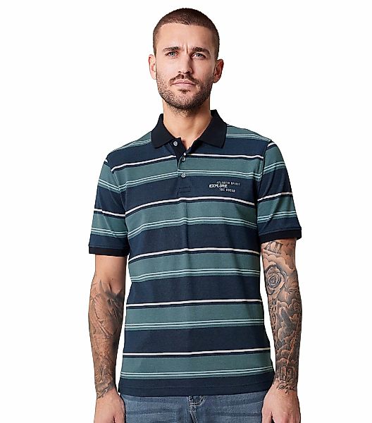 CASAMODA Poloshirt "CASAMODA Polo-Shirt gestreift" günstig online kaufen
