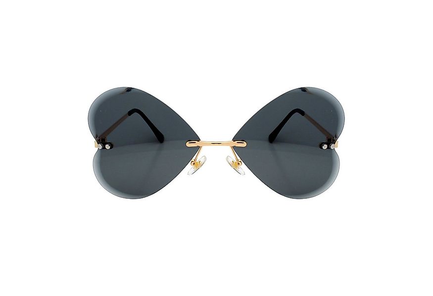 LUXXADA Sonnenbrille (Damen Herzbrille Festivalbrille) Herz Form Gläser mit günstig online kaufen