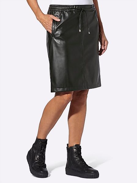 Witt A-Linien-Rock Lederimitatrock . günstig online kaufen
