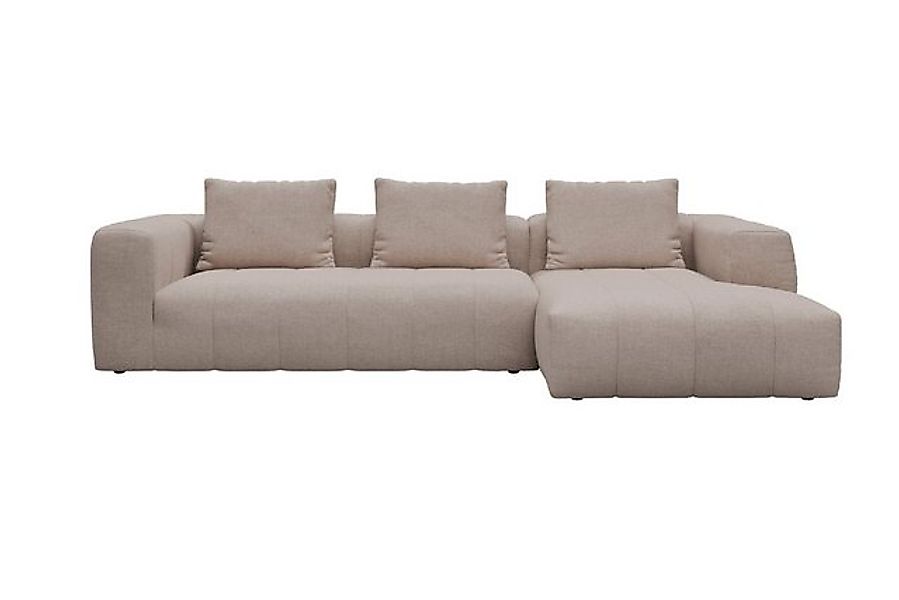 moebelfaktor Ecksofa Hugo 2,5-Sitzer Armlehne links mit Chaiselongue, Modul günstig online kaufen