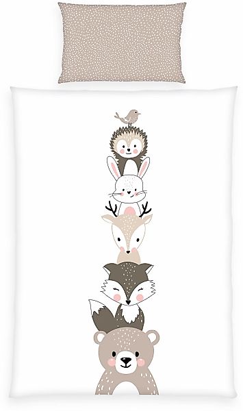 Baby Best Babybettwäsche "babybest Woodland Crew" 1 Stk. tlg. mit Wendefunk günstig online kaufen
