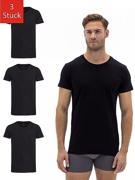 Barrio 13 T-Shirt Herren Shirt aus Stretch Baumwolle (Packung, Set, Spar-Pa günstig online kaufen