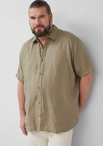 s.Oliver Kurzarmhemd Hemd Regular Fit: Leichtes Kurzarmhemd aus 100% Leinen günstig online kaufen