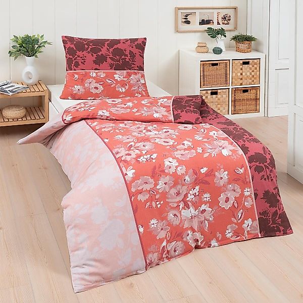 TRAUMSCHLAF Bettwäsche Florence, Flanell, 3 teilig, günstig online kaufen
