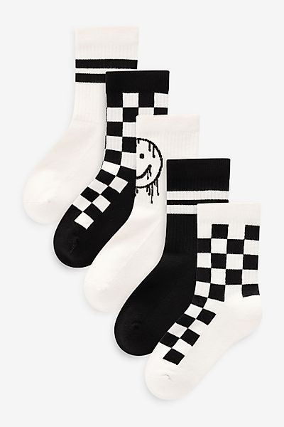 Next Kurzsocken Gerippte Socken mit hohem günstig online kaufen